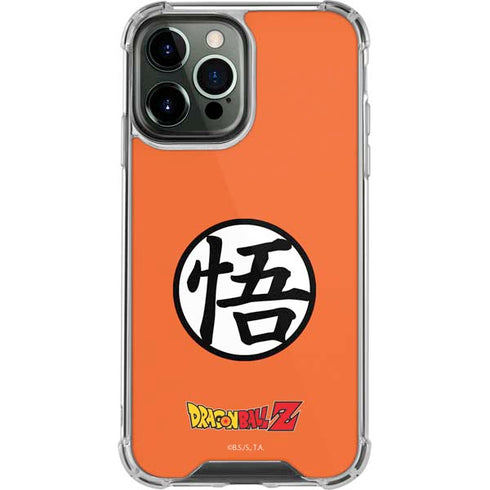 Dragon Ball Z Goku Iconic Kanji Symbol iPhone 13 Pro Max Clear Case